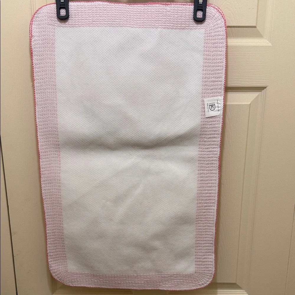 Floral Pink Bath Mat Set